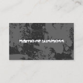 vechtsport : grunge silhouettes : visitekaartje (Achterkant)