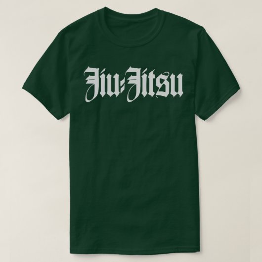 vechtsport jiu jitsu wit t-shirt (Design voorkant)