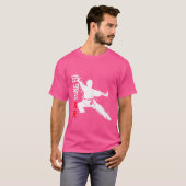 Vechtsporten Chinese Kung Fu vechtkostuum T-shirt (Voorkant volledig)
