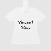 Vechtsporten Paarse riem uniform Ornament (achterkant)