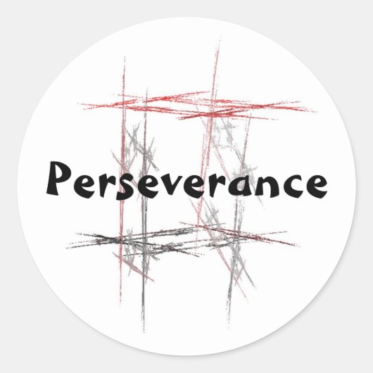 Vechtsporten Perseverance Stickers (Voorkant)