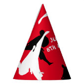 Vechtsporten Verjaardagsfeestje pet met karate pos Feesthoedjes (Links)