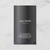 Vechtsporten Yin Yang Professional Visitekaartje (Achterkant)