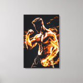 Vechtsporter in Mixed Martial Arts Canvas Afdruk (Voorkant)