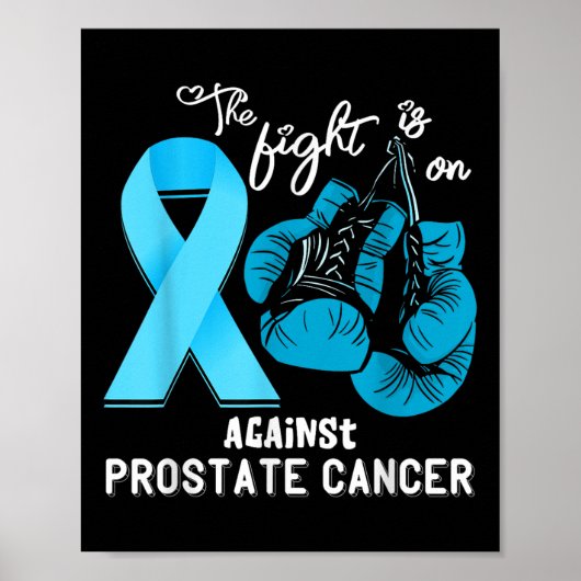 Vechtsteun Prostaatkanker Krijger Prostaat Kan Poster (Voorkant)