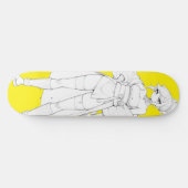 Vechtstijl Anime Girl Skateboard Deck (Horizontaal)