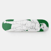 Vechtstijl Anime Girl Skateboard Deck (Horizontaal)
