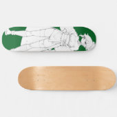Vechtstijl Anime Girl Skateboard Deck (Horizontaal)