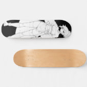 Vechtstijl Anime Girl Skateboard Deck (Horizontaal)