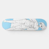 Vechtstijl Anime Girl Skateboard Deck (Horizontaal)