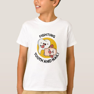 Vechttand en nagel Grappige boksen puns T-shirt