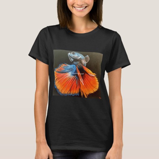 Vechtvis T-shirt (Voorkant)