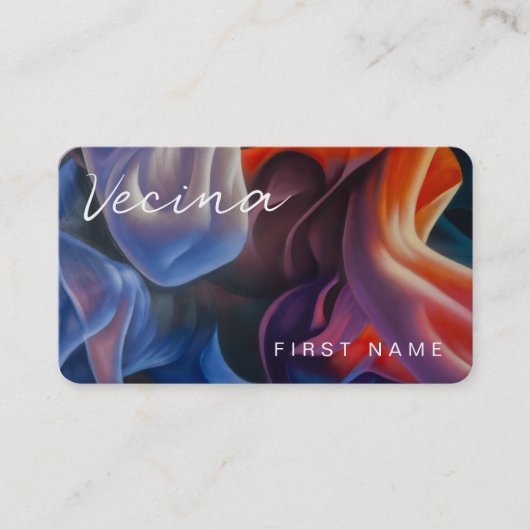 Vecina Visitekaartje (Voorkant)