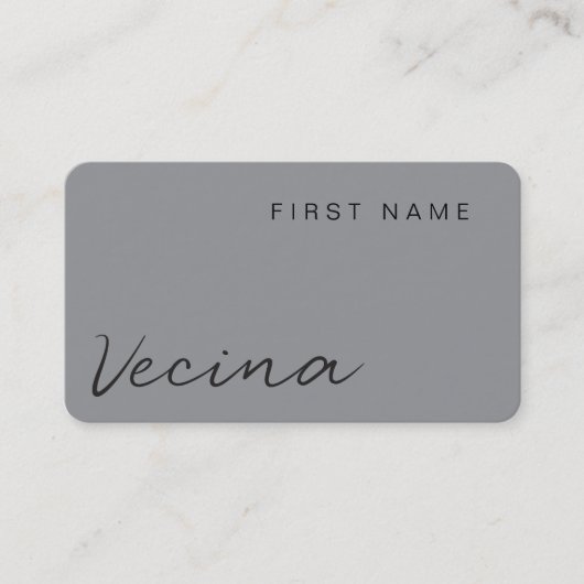 Vecina Visitekaartje (Voorkant)