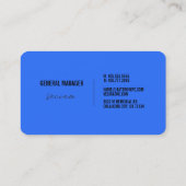 Vecina Visitekaartje (Achterkant)