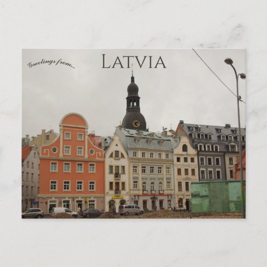Vecriga Riga Letland Briefkaart (Voorkant)