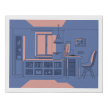 vector3D-illustratie, woonkamer