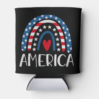 Vector 4th juli Amerikaanse onafhankelijkheidsdag Blikjeskoeler