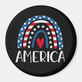 Vector 4th juli Amerikaanse onafhankelijkheidsdag  Magneet (Voorkant)