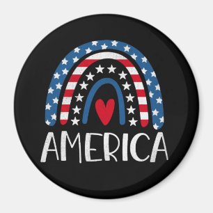 Vector 4th juli Amerikaanse onafhankelijkheidsdag  Magneet