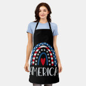 Vector 4th juli Amerikaanse onafhankelijkheidsdag  Schort (Gedragen)