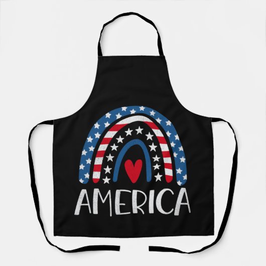 Vector 4th juli Amerikaanse onafhankelijkheidsdag  Schort (Voorkant)