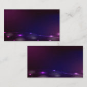 vector abstract banner background of blue violet visitekaartje (Voorkant / Achterkant)