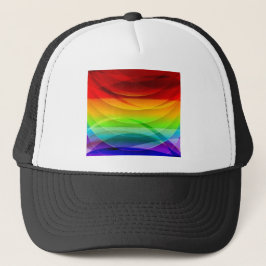 Vector-Abstract-Kleurrijk-Achtergrond-Grafische RA Trucker Pet