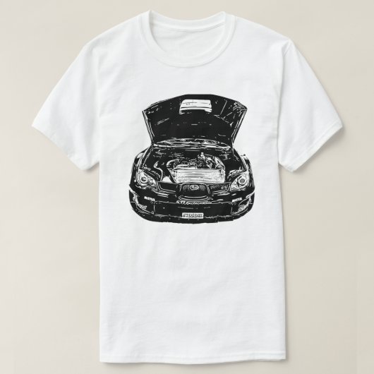 Vector Afbeelding Subaru Impreza WRC T-shirt (Design voorkant)