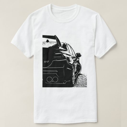Vector Afbeelding Subaru Impreza WRX Sti T-shirt (Design voorkant)