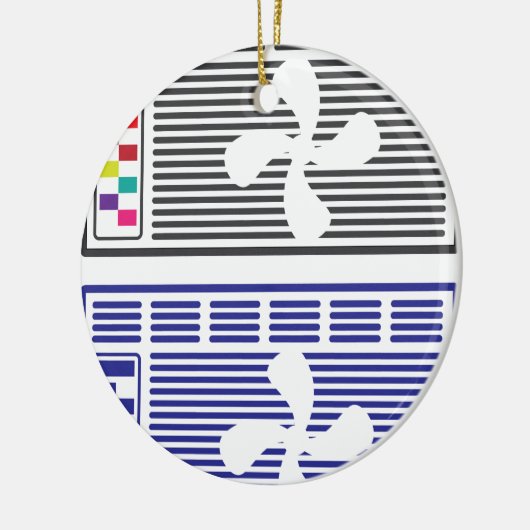 Vector airconditioner keramisch ornament (Links)