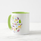 Vector Art Maine Theme Statussymbolen Mok (Voorkant links)