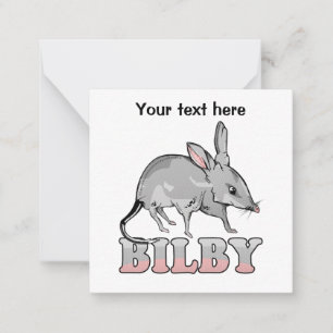 Vector Bilby Notitiekaartje