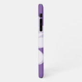 Vector bloemkunst paarse maisy Zazzle Basic iPhone Hoesje (Linkerkant)