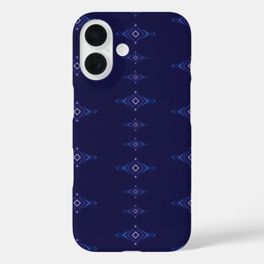 Vector boho patroon combineert blauwe lucht geïnsp Case-Mate iPhone case (Achterkant)