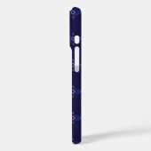 Vector boho patroon combineert blauwe lucht geïnsp Case-Mate iPhone case (Achterkant / Links)