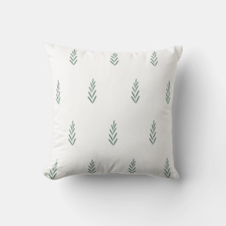 vector botanisch eenvoudig patroon met planten kussen