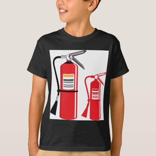 Vector brandblusapparaat t-shirt (Voorkant)