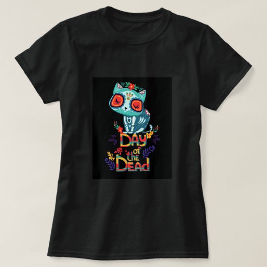 Vector dag van de dode cartoon t-shirt (Design voorkant)