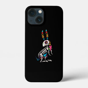 Vector dier dia de muertos, konijn schedel en ske Case-Mate iPhone case