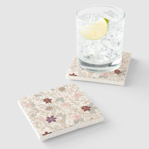 Vector Floral Stone Onderzetter