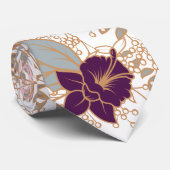 Vector Floral Stropdas (Opgerold)