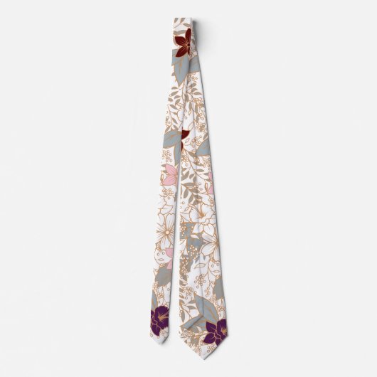 Vector Floral Stropdas (Achterkant)