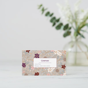 Vector Floral Visitekaartje