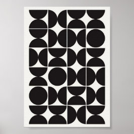 Vector geometric pattern poster