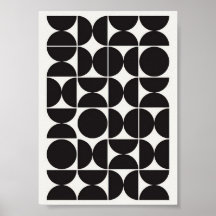 Vector geometrisch patroon poster