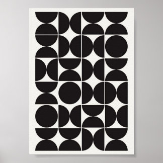 Vector geometrisch patroon poster