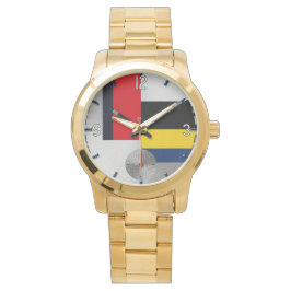 Vector Geometrische Professionele Ontwerper Horlog Horloge