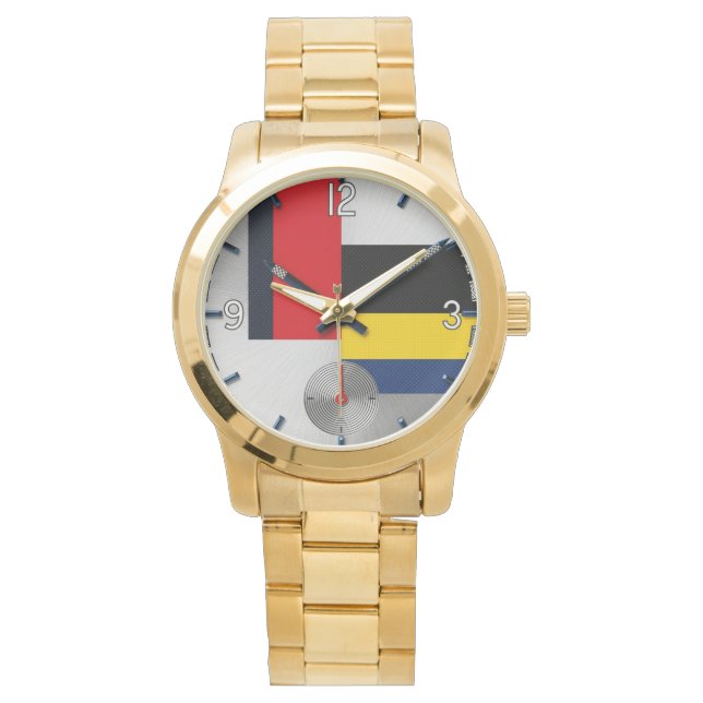 Vector Geometrische Professionele Ontwerper Horlog Horloge (Voorkant)
