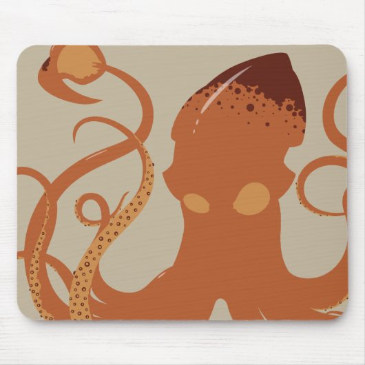 Vector Giant Squid Mousepad Muismat (Voorkant)